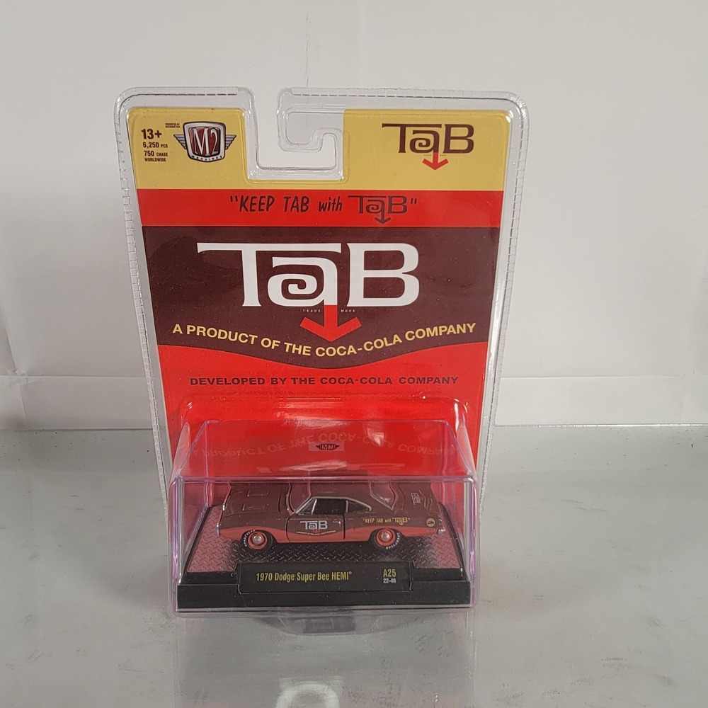 M2 MACHINES TAB/COCA-COLA‎ 1970 DODGE SUPER BEE HEMI A25 22-46-NEW